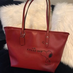Coach Limited Edition Snoopy Tote